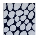 Casalanas - Olbia, extrem saugfähiger Mikrofaser-Badteppich, Blau/Weiß