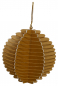 Preview: Casalanas Christbaumschmuck, goldene 3D Kugel, 8x8 cm, gold, Art.-Nr. 3290