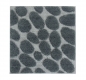 Preview: Casalanas - Olbia, extrem saugfähiger Mikrofaser-Badteppich, Grau/Silber